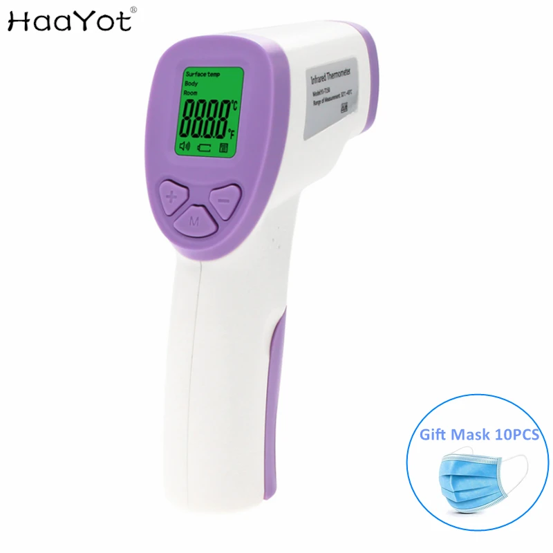 Non-Contact Body Infrared Forehead Thermometer For Adults And Children With Lcd Display Digital Laser Temperature Tool
Non-Contact Body Infrared Forehead Thermometer For Adults And Children With Lcd Display Digital Laser Temperature Tool