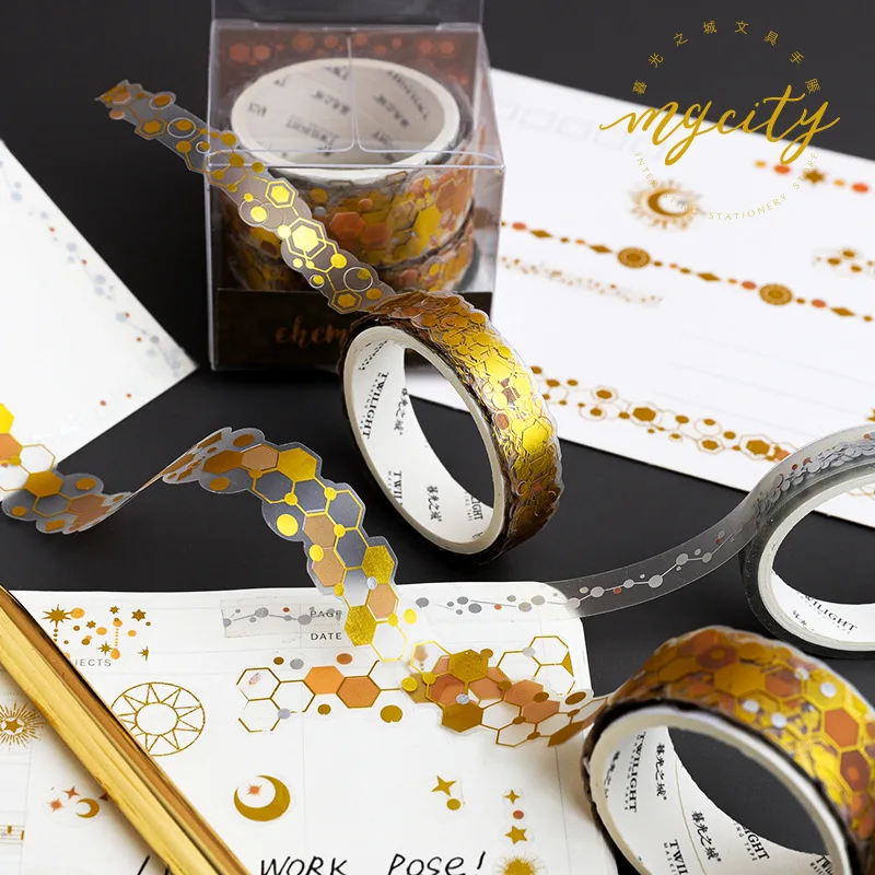 3 Pcs/Lot Gold and Silver Mirage Series Decorative Washi Tape Set Japanese Paper Stickers Scrapbooking Adhesive Washitape
3 Pcs/Lot Gold and Silver Mirage Series Decorative Washi Tape Set Japanese Paper Stickers Scrapbooking Adhesive Washitape