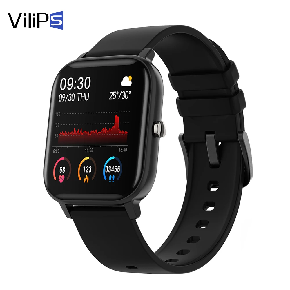 Vilips Smart Watch Men Women Sport IP67 Waterproof Clock Heart Rate Blood Pressure Monitor Smartwatch for IOS Android P8
Vilips Smart Watch Men Women Sport IP67 Waterproof Clock Heart Rate Blood Pressure Monitor Smartwatch for IOS Android P8