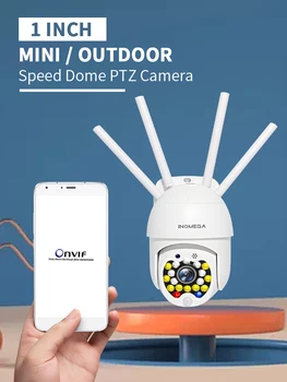 INQMEGA Mini PTZ WiFi Wireless IP Camera 2.4MP Network Speed Dome CCTV Camera Outdoor Security Surveillance Waterproof Camera
INQMEGA Mini PTZ WiFi Wireless IP Camera 2.4MP Network Speed Dome CCTV Camera Outdoor Security Surveillance Waterproof Camera
