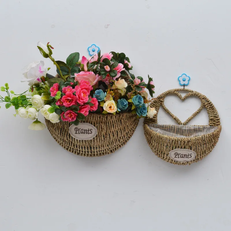 Heart-Shaped Flower Basket Window Living Room Wall Hanging Rattan Flower Basket Creative Willow E-Woven Flower Pot Rattan Basket
Heart-Shaped Flower Basket Window Living Room Wall Hanging Rattan Flower Basket Creative Willow E-Woven Flower Pot Rattan Basket