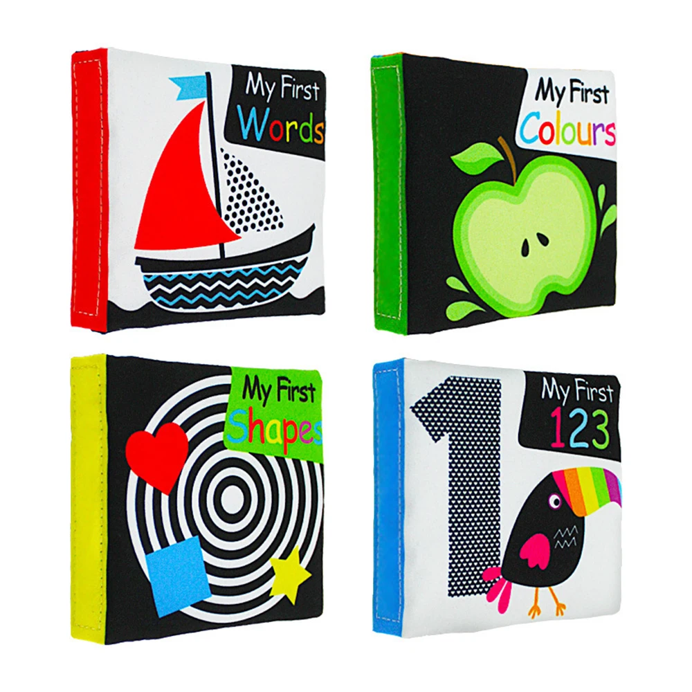 Baby Cloth Book 4pcs/set Colorful Infant Early Learning Educational Story Sound Books Soft Washable Enlightenment Toy Kids Book
Baby Cloth Book 4pcs/set Colorful Infant Early Learning Educational Story Sound Books Soft Washable Enlightenment Toy Kids Book
