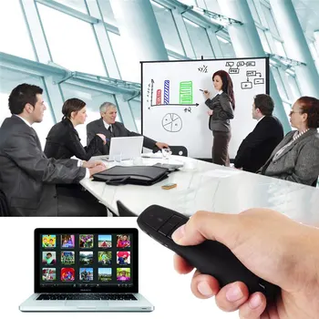 2.4Ghz USB Wireless Presenter Pointer Slide Power Point Clicker Remote Control Laser Pen PPT Presentation Pointer Remote Control
2.4Ghz USB Wireless Presenter Pointer Slide Power Point Clicker Remote Control Laser Pen PPT Presentation Pointer Remote Control