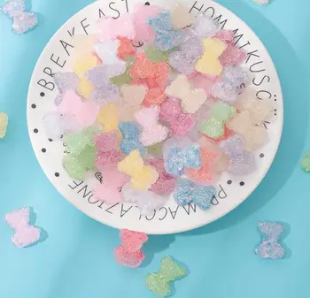 Glitter Cartoon Bear Resins Accessories Flatback Resin Cabochon Kawaii Phone Decoration Scrapbooking DIY Hair Bows Center 
Glitter Cartoon Bear Resins Accessories Flatback Resin Cabochon Kawaii Phone Decoration Scrapbooking DIY Hair Bows Center