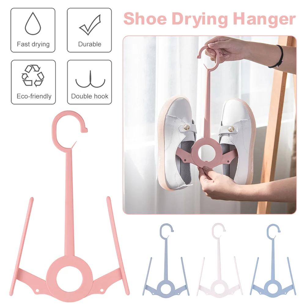 Plastic Shoes Hanger Drying Solid Color Rack Space Saving Stackable Double Hook Shoe Organizer Hook
Plastic Shoes Hanger Drying Solid Color Rack Space Saving Stackable Double Hook Shoe Organizer Hook