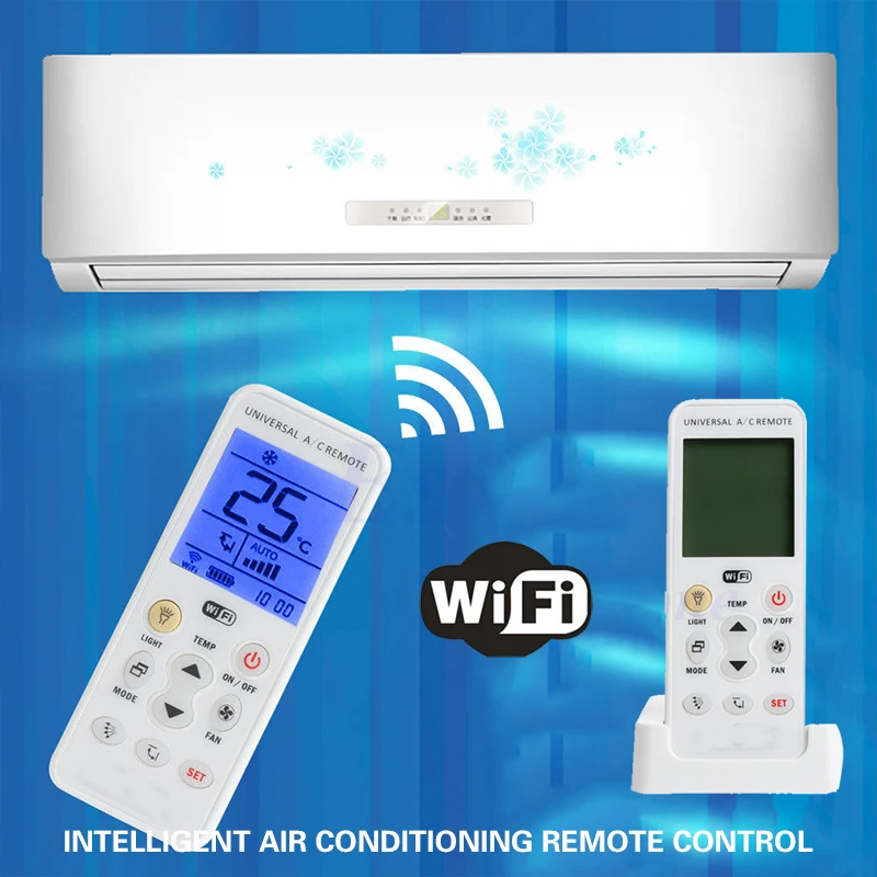 Remote Controller Air Conditioner Controller Air Conditioner Remote Universal Intelligent WIFI ABS for LCD A/C Mobile Phone
Remote Controller Air Conditioner Controller Air Conditioner Remote Universal Intelligent WIFI ABS for LCD A/C Mobile Phone