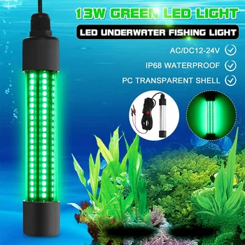 13W 2000LM LED Underwater Light Lamp 12V-24V Waterproof For Submersible Night Fishing Boat Outdoor Lighting Warm Green Lights
13W 2000LM LED Underwater Light Lamp 12V-24V Waterproof For Submersible Night Fishing Boat Outdoor Lighting Warm Green Lights