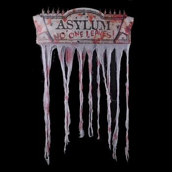 Bloody Doorway Curtain Decorative Creepy Cloth Haunted House Horror Decoration Halloween Theme Party Supplies
Bloody Doorway Curtain Decorative Creepy Cloth Haunted House Horror Decoration Halloween Theme Party Supplies