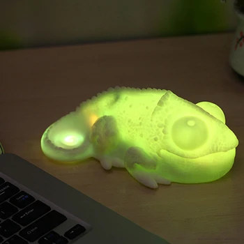 Atmosphere Lamp USB Rechargeable Bedroom Vinyl Home Decor Gift Kids Room Color Changing LED Night Light 3D Chameleon Bedside 
Atmosphere Lamp USB Rechargeable Bedroom Vinyl Home Decor Gift Kids Room Color Changing LED Night Light 3D Chameleon Bedside