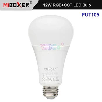 

Miboxer 12W RGB+CCT LED Bulb FUT105 E27 Indoor lamp ligth 2.4G remote smartphone APP Control for Bedroom living room AC100~240V