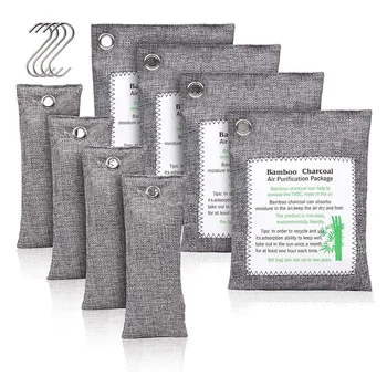 Bamboo Charcoal Bags 8 Pack for Home,Pets,Car,Closet,Shoes (4 Pack 200G,4 Pack 75G)
Bamboo Charcoal Bags 8 Pack for Home,Pets,Car,Closet,Shoes (4 Pack 200G,4 Pack 75G)