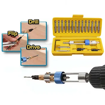 20 Pieces Durable Screw Bit Set Quick Switch High Hardness High Speed Steel Half Time Drill Wrench Box Packed Countersunk Head
20 Pieces Durable Screw Bit Set Quick Switch High Hardness High Speed Steel Half Time Drill Wrench Box Packed Countersunk Head