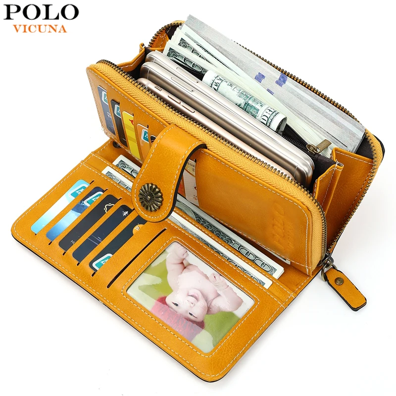 VICUNA POLO Vintage Fashion Hollow Out Large Women's Wallet New Arrival Womens Credit Card Wallet billetera mujer Dropshipping
VICUNA POLO Vintage Fashion Hollow Out Large Women's Wallet New Arrival Womens Credit Card Wallet billetera mujer Dropshipping
