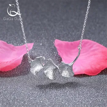 New National Style Fashion Jewelry 925 Sterling Silver Personality Ginkgo Leaf Handmade Creative Pendant Necklaces N317
New National Style Fashion Jewelry 925 Sterling Silver Personality Ginkgo Leaf Handmade Creative Pendant Necklaces N317