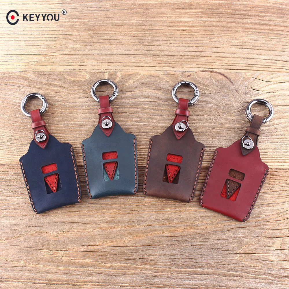 KEYYOU Genuine Leather Car Key Smart Remote Key Case Cover For Toyota Camry Avalon RAV4 Highlander Land Cruiser Raplacement
KEYYOU Genuine Leather Car Key Smart Remote Key Case Cover For Toyota Camry Avalon RAV4 Highlander Land Cruiser Raplacement