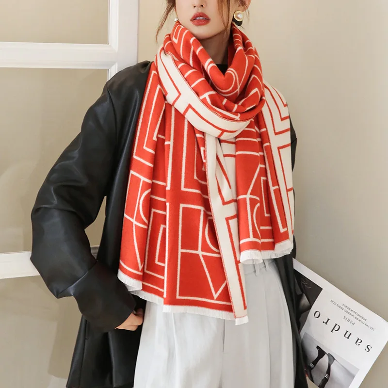 Winter Cashmere Scarf Women Design Warm Pashmina Blanket Plaid Scarves Female Soft Shawl Wraps Thick Foulard Bufanda
Winter Cashmere Scarf Women Design Warm Pashmina Blanket Plaid Scarves Female Soft Shawl Wraps Thick Foulard Bufanda