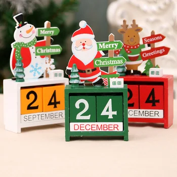 Wooden Christmas Calendar Ornaments Wooden Crafts Decorations Countdown Box Gift Red Stone Navidad Natal Decoration
Wooden Christmas Calendar Ornaments Wooden Crafts Decorations Countdown Box Gift Red Stone Navidad Natal Decoration