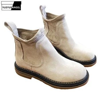 British Style Ankle Boots Women Street Round Toe Platform Chelsea Boots Fashion Solid Color Autumn Thick Heel Botas Mujer
British Style Ankle Boots Women Street Round Toe Platform Chelsea Boots Fashion Solid Color Autumn Thick Heel Botas Mujer