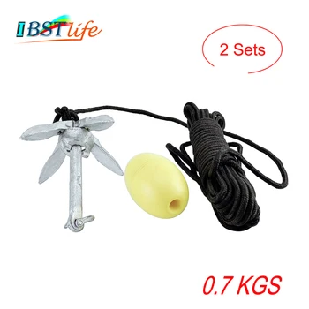 2X 0.7KGS Carbon Steel 4-tine Folding Grapnel Anchor Umbrella Anchor Docking Boat Deck Hardware Marine Yacht Sailboat Watercraft
2X 0.7KGS Carbon Steel 4-tine Folding Grapnel Anchor Umbrella Anchor Docking Boat Deck Hardware Marine Yacht Sailboat Watercraft