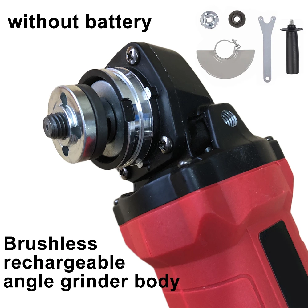 100mm 18V Brushless Wireless Impact Angle Grinder Head Cordless Cordless Angle Grinder Tools Kit Without Battery Kits Power Tool
100mm 18V Brushless Wireless Impact Angle Grinder Head Cordless Cordless Angle Grinder Tools Kit Without Battery Kits Power Tool