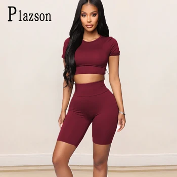 Summer 2020 Fahion red Two Piece Set Crop Top And Shorts 2 Piece Set Women Club Outfits Matching Sets streetwear Ensemble Femme
Summer 2020 Fahion red Two Piece Set Crop Top And Shorts 2 Piece Set Women Club Outfits Matching Sets streetwear Ensemble Femme