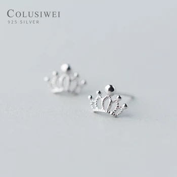Colusiwei New Arrival Noble Stylish Crown Stud Earrings for Women Genuine 925 Sterling Silver Hollow out design Jewelry Female
Colusiwei New Arrival Noble Stylish Crown Stud Earrings for Women Genuine 925 Sterling Silver Hollow out design Jewelry Female