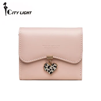 New Women Wallet Short Multifunction Fashion LOVE Pendant Three Fold Small Wallets Female Coin Purse Card Holder
New Women Wallet Short Multifunction Fashion LOVE Pendant Three Fold Small Wallets Female Coin Purse Card Holder