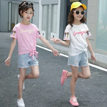 Girls Clothing Sets Tops T Shirts + Shorts Suits 2020 Summer Casual Kids Boutique Outfits Children 4 6 8 10 12 Year Clothes Sets
Girls Clothing Sets Tops T Shirts + Shorts Suits 2020 Summer Casual Kids Boutique Outfits Children 4 6 8 10 12 Year Clothes Sets