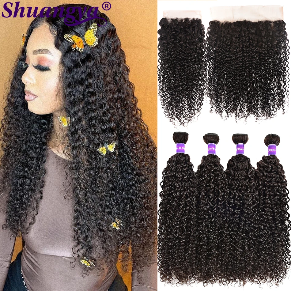 Kinky Curly Bundles With Frontal Remy Human Hair Bundles With Frontal Pre Plucked Peruvian Hair Deep Wave Bundles With Closure
Kinky Curly Bundles With Frontal Remy Human Hair Bundles With Frontal Pre Plucked Peruvian Hair Deep Wave Bundles With Closure
