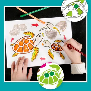 1 Set/8pcs The Life Cycle Painting Template Drawing Tools Multi-pattern Hollow Out Painting Stencil DIY Drawing Educational Toys
1 Set/8pcs The Life Cycle Painting Template Drawing Tools Multi-pattern Hollow Out Painting Stencil DIY Drawing Educational Toys