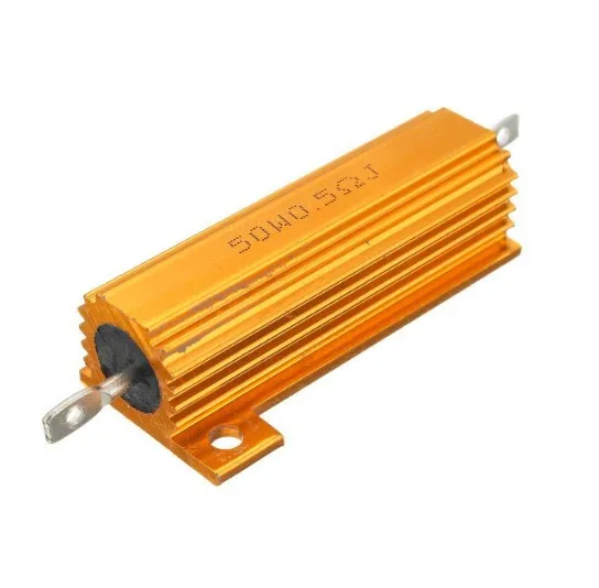 Gold Aluminum Resistance RX24 50W High-power Resistance Aging Load Audio LED Metal Car Resistor
Gold Aluminum Resistance RX24 50W High-power Resistance Aging Load Audio LED Metal Car Resistor