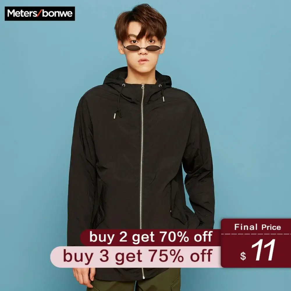 Metersbonwe Men New 2019 Spring Autumn Casual Jacket Coats Men Fashion Hooded Solid Elastic Windbreaker Pocket Jacket
Metersbonwe Men New 2019 Spring Autumn Casual Jacket Coats Men Fashion Hooded Solid Elastic Windbreaker Pocket Jacket