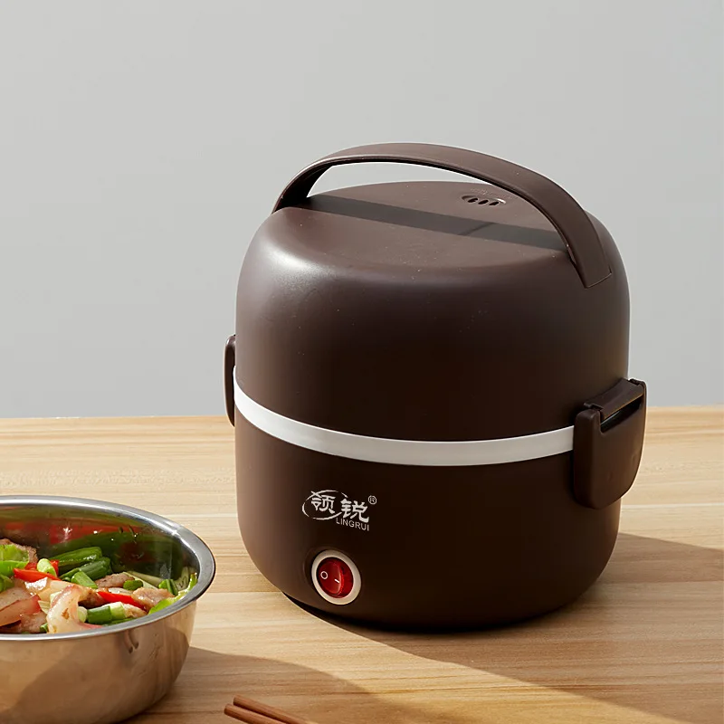 Multi-functional Electric Lunch Box Stainless Steel Double Layer Mini Cooking Container Portable Electronic Plug Electric Heatin
Multi-functional Electric Lunch Box Stainless Steel Double Layer Mini Cooking Container Portable Electronic Plug Electric Heatin