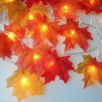 Maple Leaves Garland LED String Light Stair Garden Led Lights Christmas Tree Decoration Lighting New AA Battery Operated Autumn
Maple Leaves Garland LED String Light Stair Garden Led Lights Christmas Tree Decoration Lighting New AA Battery Operated Autumn