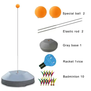 Portable Table Tennis Training Set Non-slip base Table Tennis Soft Shaft with 2 Rackets Ping Pong Practice Trainer for Kid Adult
Portable Table Tennis Training Set Non-slip base Table Tennis Soft Shaft with 2 Rackets Ping Pong Practice Trainer for Kid Adult