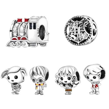 Potter Series 925 Sterling Silver Beads Witchcraft Charms fit Original Pandora Bracelets Women DIY Jewelry
Potter Series 925 Sterling Silver Beads Witchcraft Charms fit Original Pandora Bracelets Women DIY Jewelry