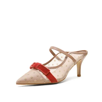 Sandales Shoes talon Femme Slingbacks Women's Slingbacks Stiletto Pointed toe Air mesh Party Shoes Wedding shoes
Sandales Shoes talon Femme Slingbacks Women's Slingbacks Stiletto Pointed toe Air mesh Party Shoes Wedding shoes