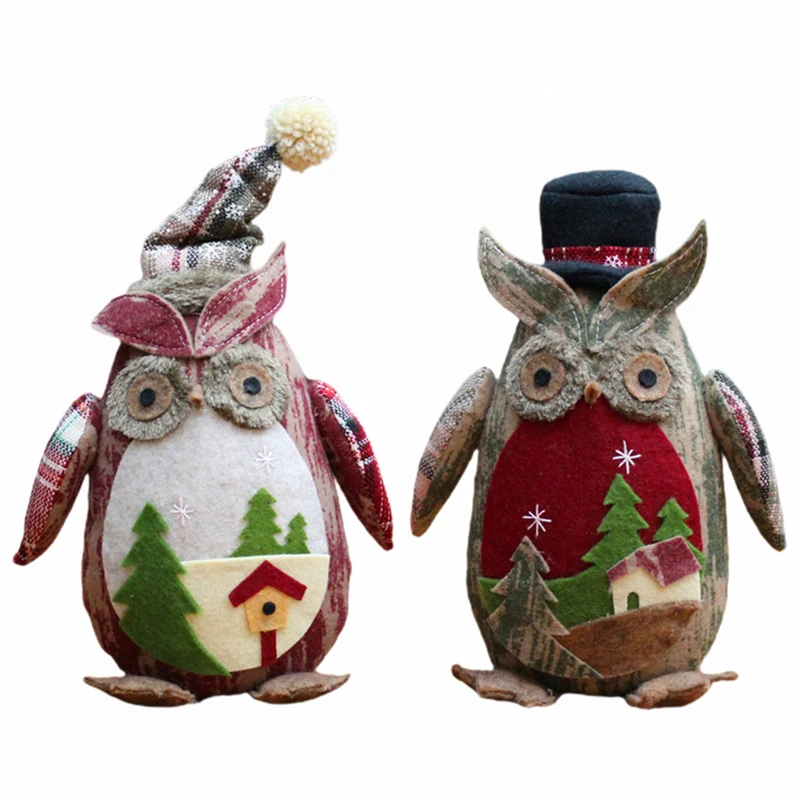 Christmas Owl Decoration Cartoon Owl Doll Children Kids Toys Night Sleeping Gifts Ornament Home New Year Gifts 
Christmas Owl Decoration Cartoon Owl Doll Children Kids Toys Night Sleeping Gifts Ornament Home New Year Gifts