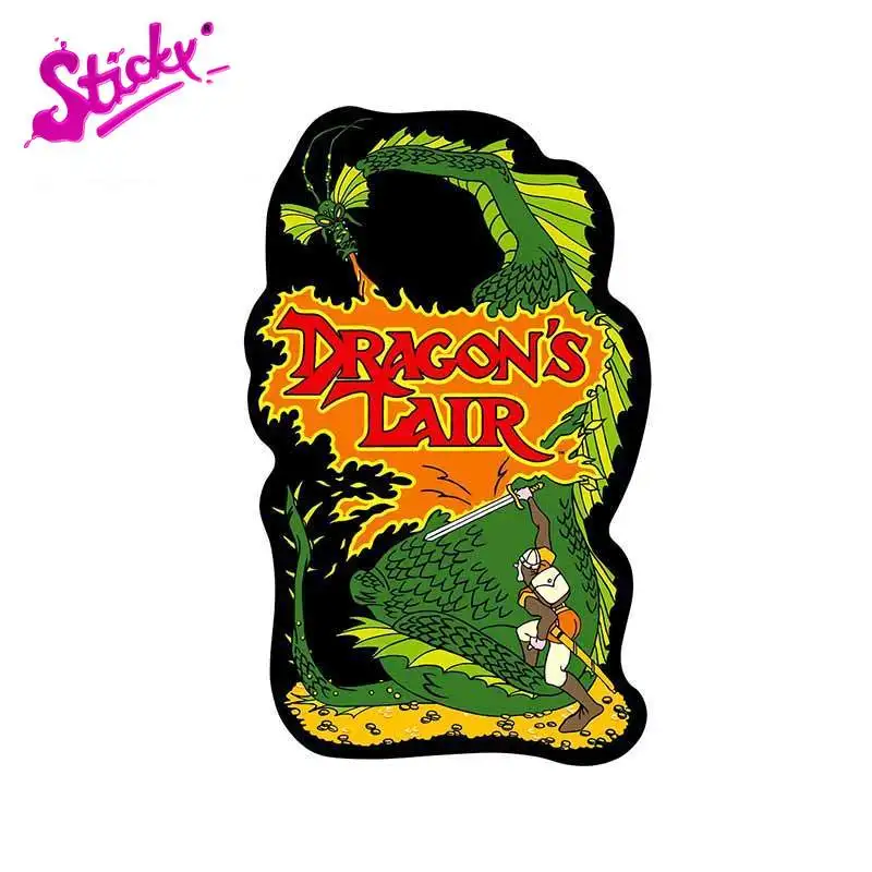 STICKY Dragons Lair Arcade Game Vinyl Car Sticker Personality Creative Stickers JDM Accessories Window Decals Laptop
STICKY Dragons Lair Arcade Game Vinyl Car Sticker Personality Creative Stickers JDM Accessories Window Decals Laptop