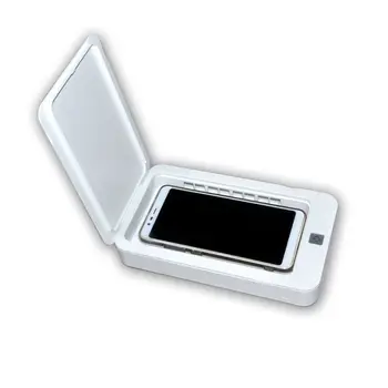 Portable UV Sterilizing Box Disinfector Multifunctional Cellphone UV Light Sanitizer Box with Aromatherapy and Charging Function
Portable UV Sterilizing Box Disinfector Multifunctional Cellphone UV Light Sanitizer Box with Aromatherapy and Charging Function