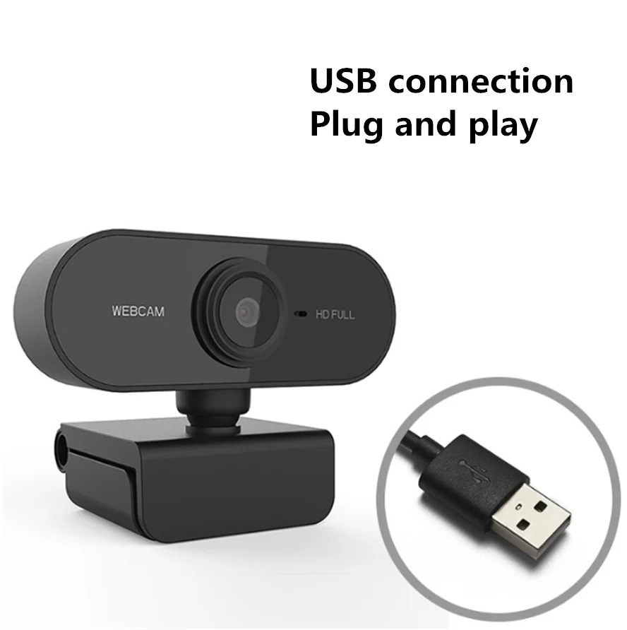HD 1080P Webcam Mini Computer PC WebCamera with Microphone Rotatable Cameras for Live Broadcast Video Calling Conference Work
HD 1080P Webcam Mini Computer PC WebCamera with Microphone Rotatable Cameras for Live Broadcast Video Calling Conference Work