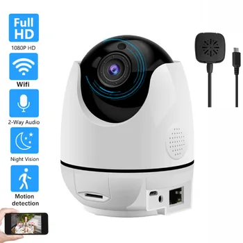 1080P Wireless IP Camera Wifi Camera Smart Auto Tracking Human Security Surveillance CCTV Network Temperature Humidity Display
1080P Wireless IP Camera Wifi Camera Smart Auto Tracking Human Security Surveillance CCTV Network Temperature Humidity Display