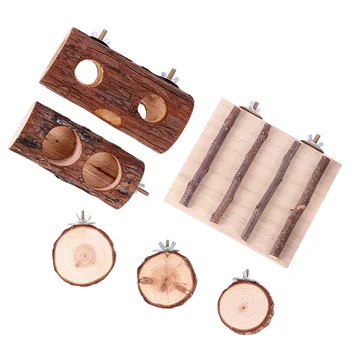 6pcs/set Hamster Toy Natural Interesting Squirrel Hideout Tube Wooden Hamster Tube Small Pets Hideout Tunnel for Pets Home Store
6pcs/set Hamster Toy Natural Interesting Squirrel Hideout Tube Wooden Hamster Tube Small Pets Hideout Tunnel for Pets Home Store
