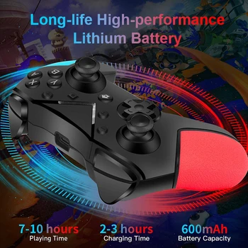Bluetooth Controller Wireless 6-Axis Pro Controller Gamepad Joypad Remote For Nintendo Switch Console
Bluetooth Controller Wireless 6-Axis Pro Controller Gamepad Joypad Remote For Nintendo Switch Console