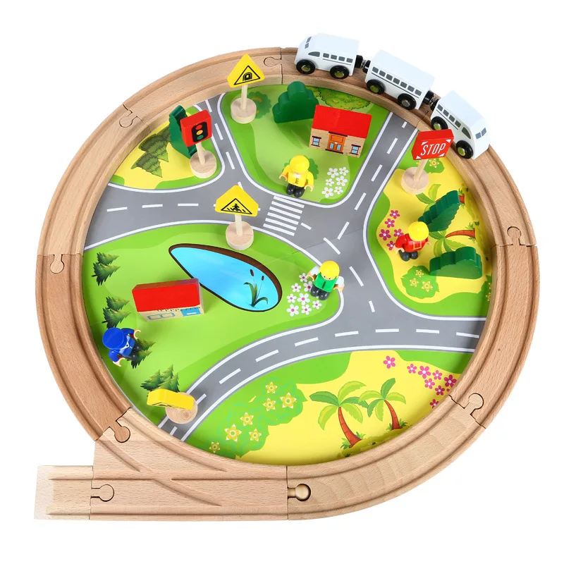 30PCS Kids Early Montessori Hands Brain Training Round Track Set Children Wooden Thomas Small Train Track Car Toy Wooden Car
30PCS Kids Early Montessori Hands Brain Training Round Track Set Children Wooden Thomas Small Train Track Car Toy Wooden Car