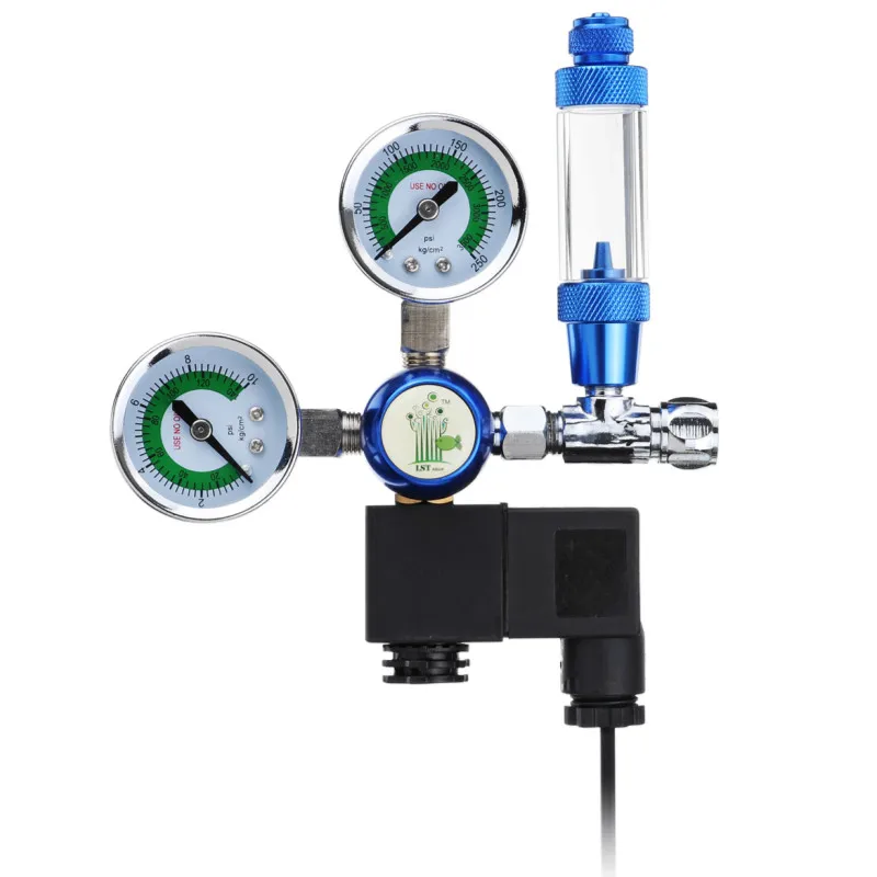 Durable Aquarium CO2 Regulator with Check Valve Bubble Counter magnetic Solenoid Valve Carbon dioxide pressure-reducing valve
Durable Aquarium CO2 Regulator with Check Valve Bubble Counter magnetic Solenoid Valve Carbon dioxide pressure-reducing valve