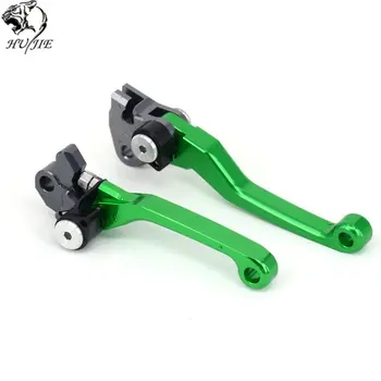Motocross Pit bike CNC Pivot Brake Clutch Levers Handbrake handle FOR Kawasaki KLX450R KLX 450R 2008 2009 Brake Clutch Levers