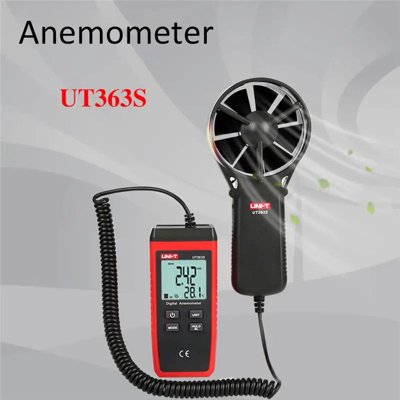 UNI-T UT363S Measure Wind Speed Meters Detached Pocket Anemometers Speed Temperature Digital Thermometers Diagnostic tools
UNI-T UT363S Measure Wind Speed Meters Detached Pocket Anemometers Speed Temperature Digital Thermometers Diagnostic tools