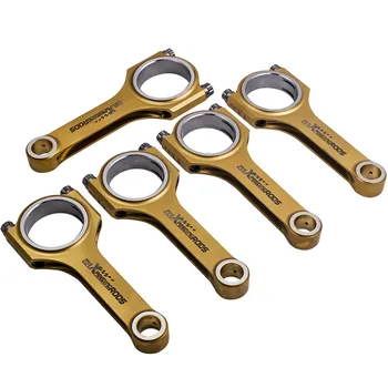 5PCS H-Beam Connecting Rods Conrods 144mm For Audi RS2 2.2L Turbo 5cyl Conrod 800+HP 4340 Forged Steel
5PCS H-Beam Connecting Rods Conrods 144mm For Audi RS2 2.2L Turbo 5cyl Conrod 800+HP 4340 Forged Steel
