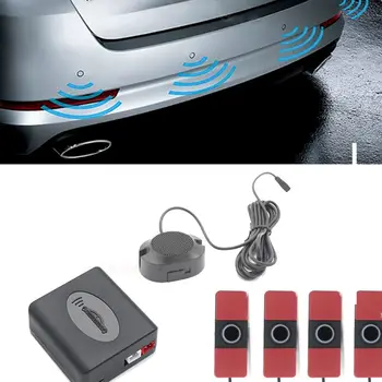 4 Sensors Buzzer 16.5mm Car Parking Sensor Kit 12V DC Below 80dB Reverse Backup Radar Sound Alert Indicator 
4 Sensors Buzzer 16.5mm Car Parking Sensor Kit 12V DC Below 80dB Reverse Backup Radar Sound Alert Indicator